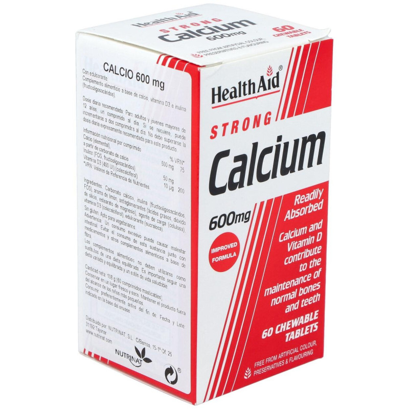 Calcio 600Mg. 60Comp. Health Aid