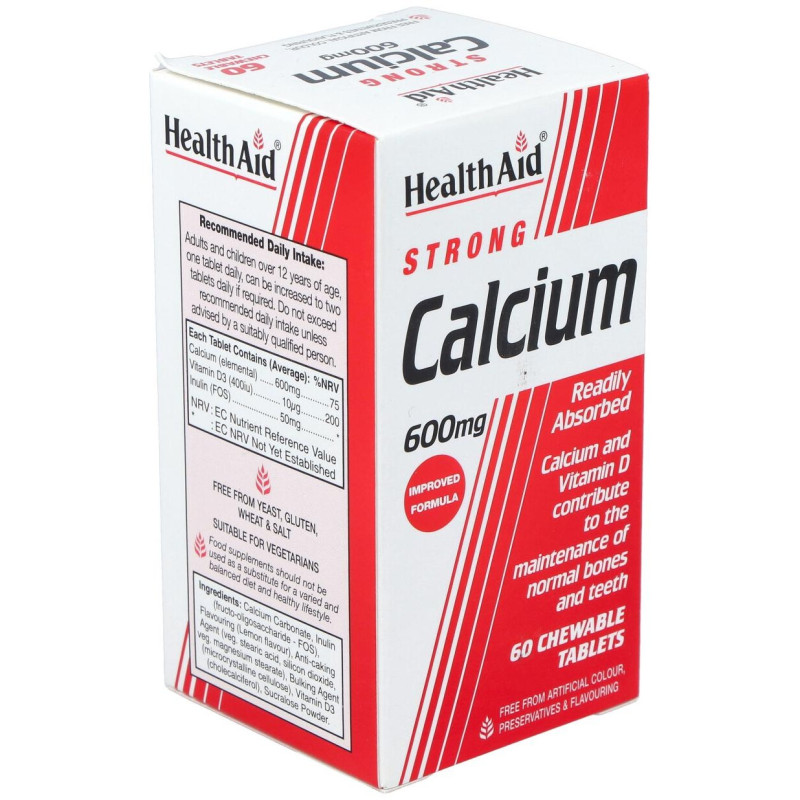Calcio 600Mg. 60Comp. Health Aid