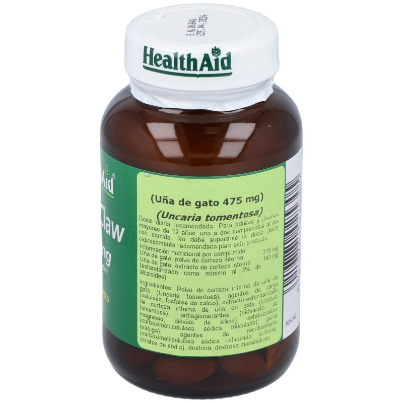 Uña de Gato Corteza Interna 60comp - Health Aid