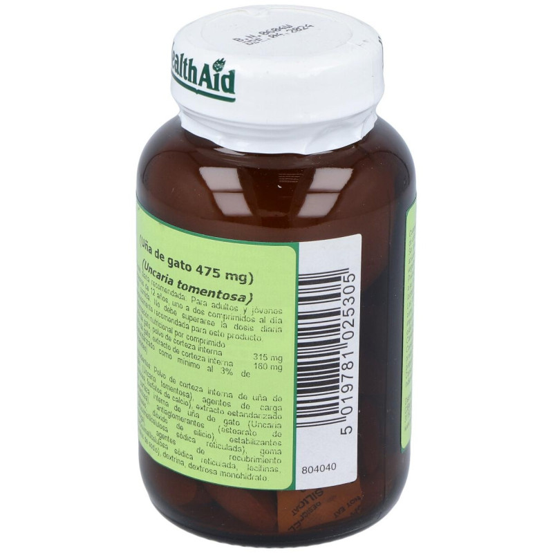 Uña de Gato Corteza Interna 60comp - Health Aid