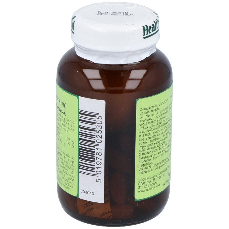 Uña de Gato Corteza Interna 60comp - Health Aid