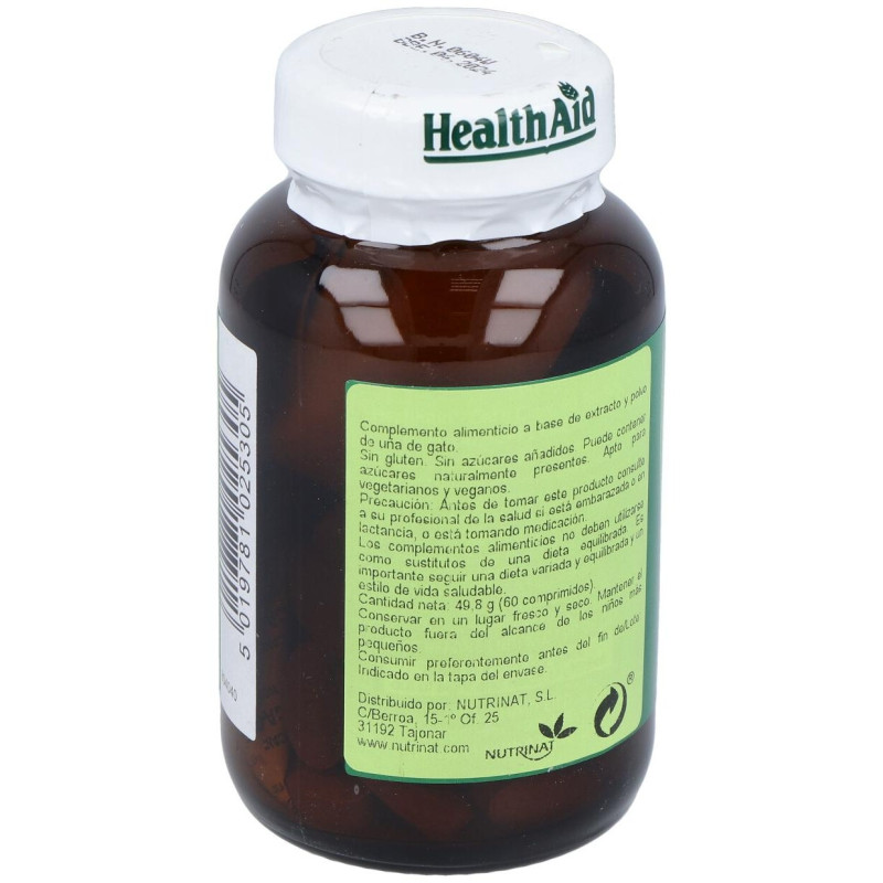 Uña de Gato Corteza Interna 60comp - Health Aid