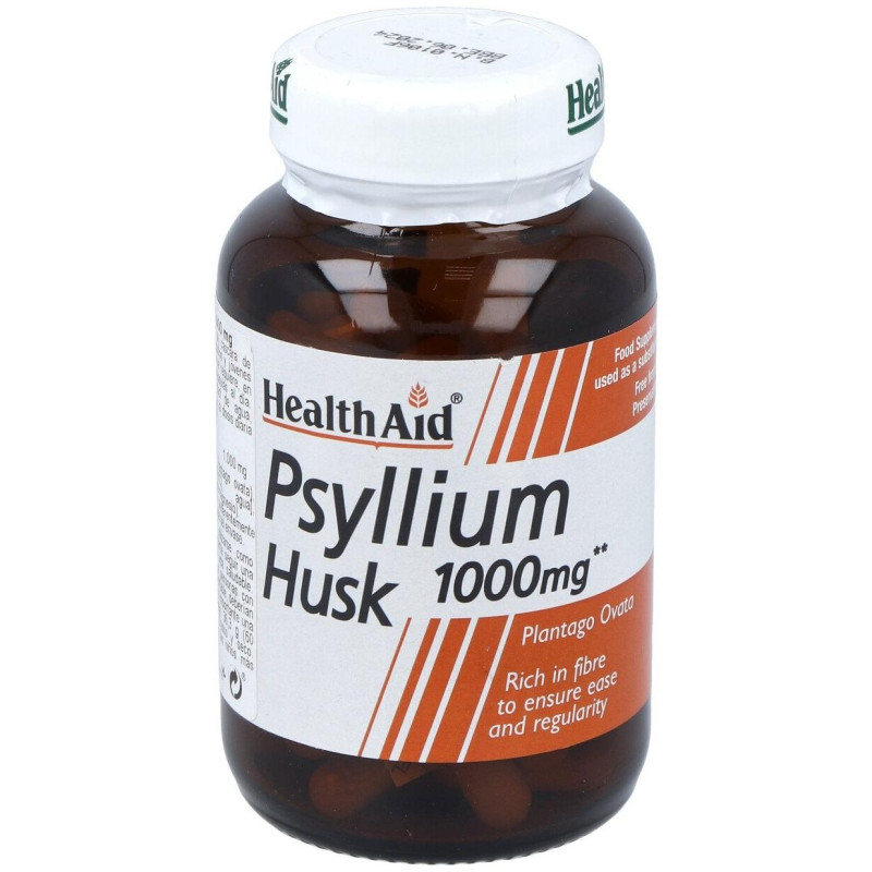 Fibra de Cascara Psyllium 60comp - Health Aid