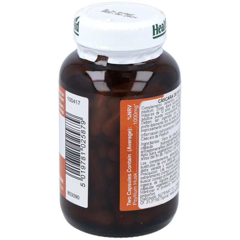 Fibra de Cascara Psyllium 60comp - Health Aid