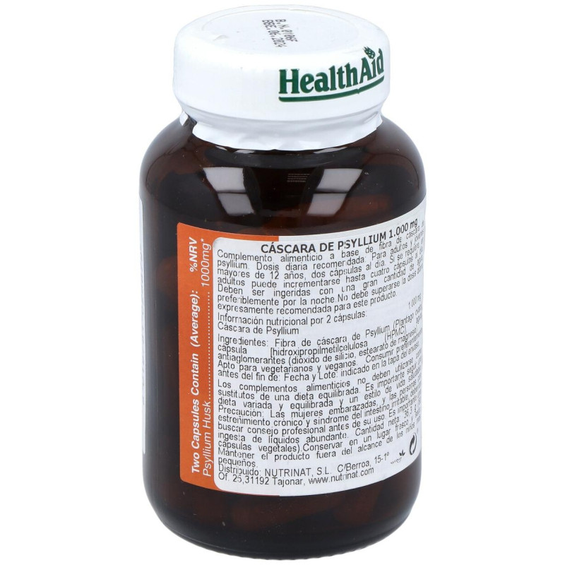 Fibra de Cascara Psyllium 60comp - Health Aid