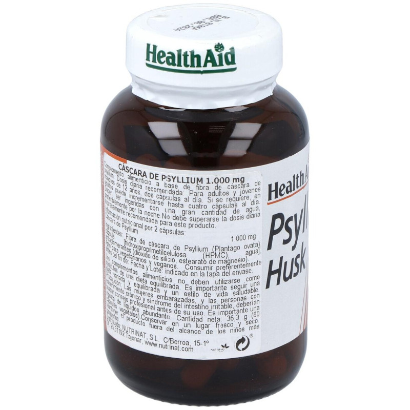 Fibra de Cascara Psyllium 60comp - Health Aid