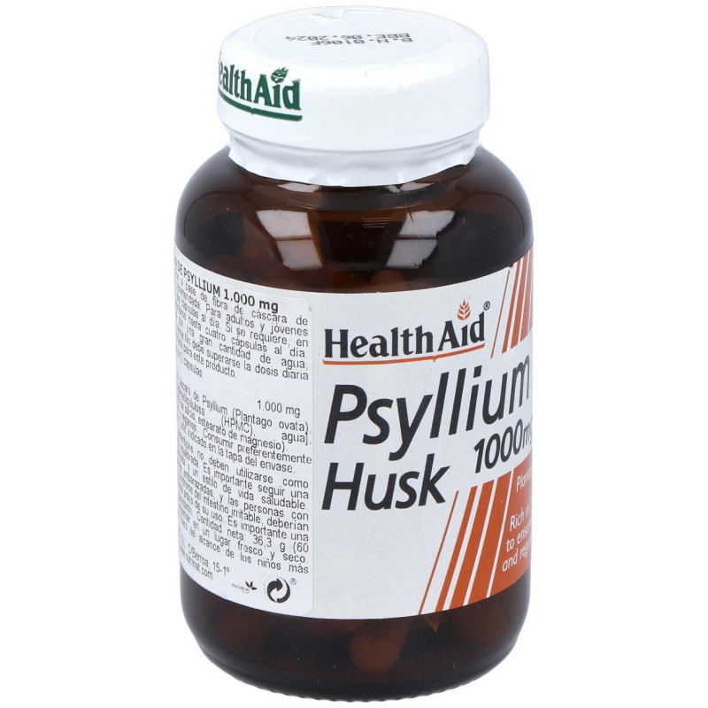 Fibra de Cascara Psyllium 60comp - Health Aid