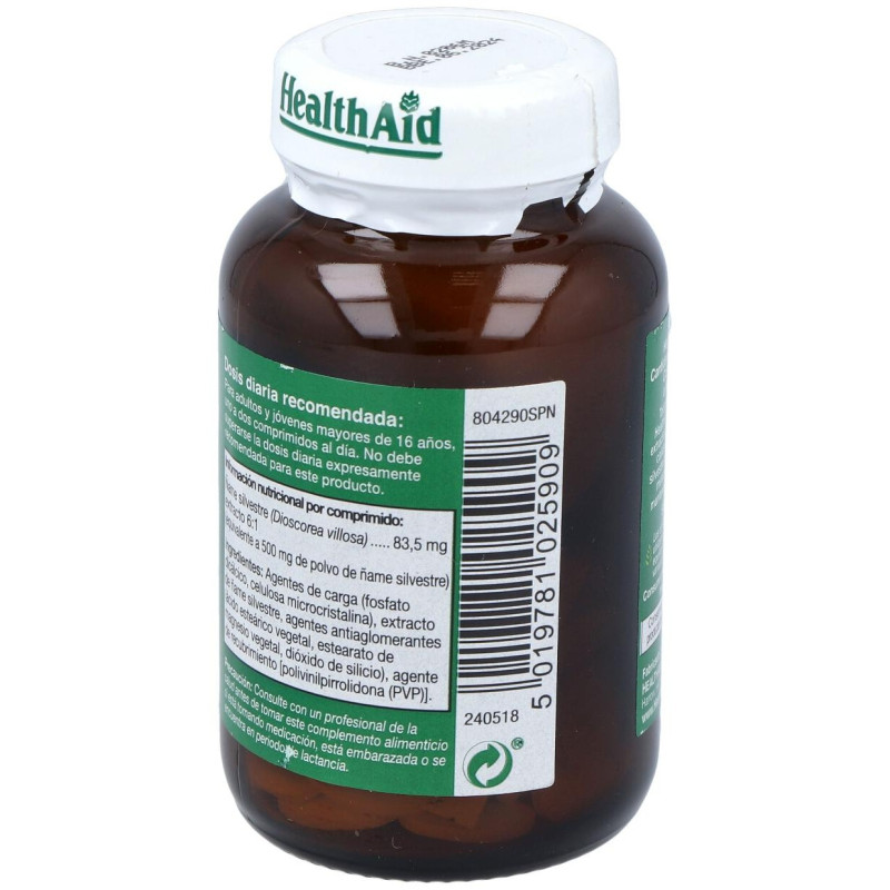 Ñame Silvestre (Wild Yam) 60Comp. Health Aid