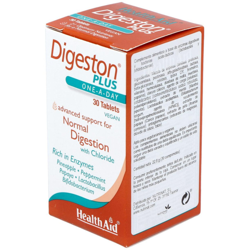 Digeston Plus con Prebioticos 30comp - Health Aid