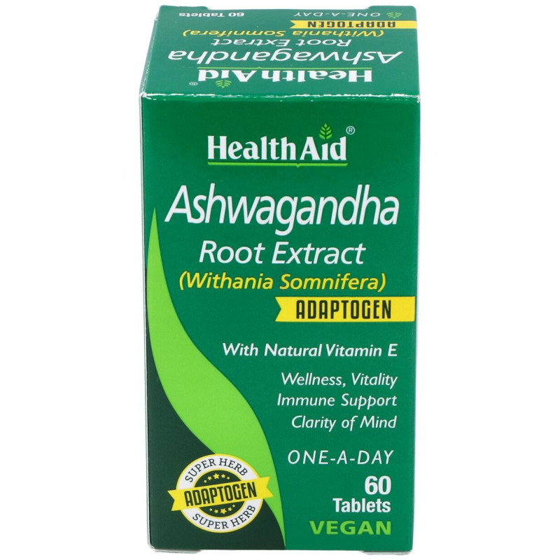 Healthaid Ashwagandha 60caps - Health Aid
