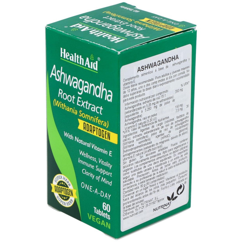 Healthaid Ashwagandha 60caps - Health Aid