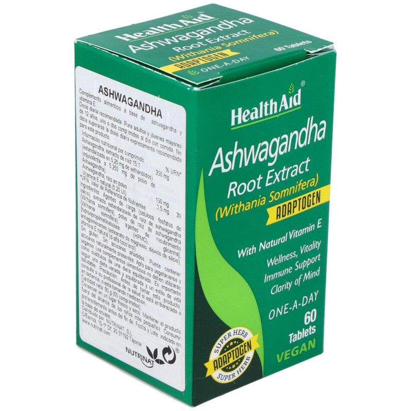 Healthaid Ashwagandha 60caps - Health Aid