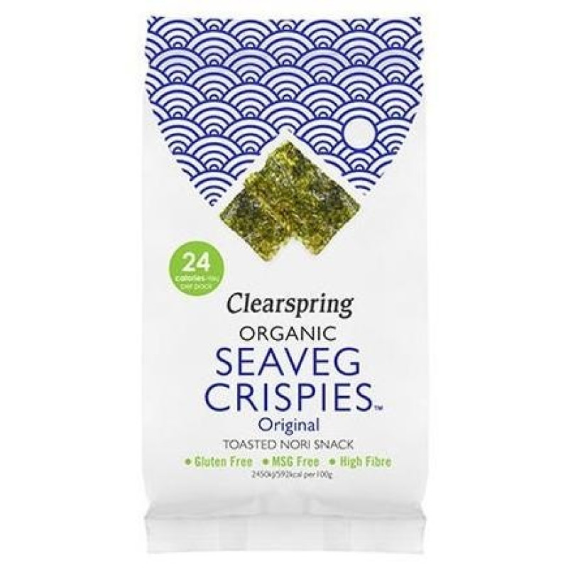 Alga Nori Tostada Snack 4g - Clearspring