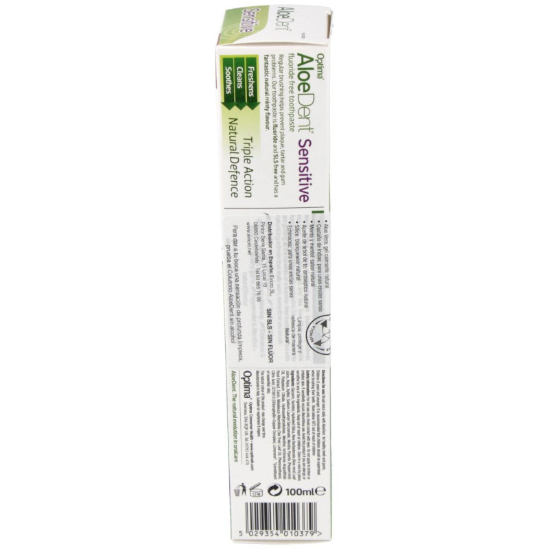 Aloedent Sensitive Dentifrico 100Ml.