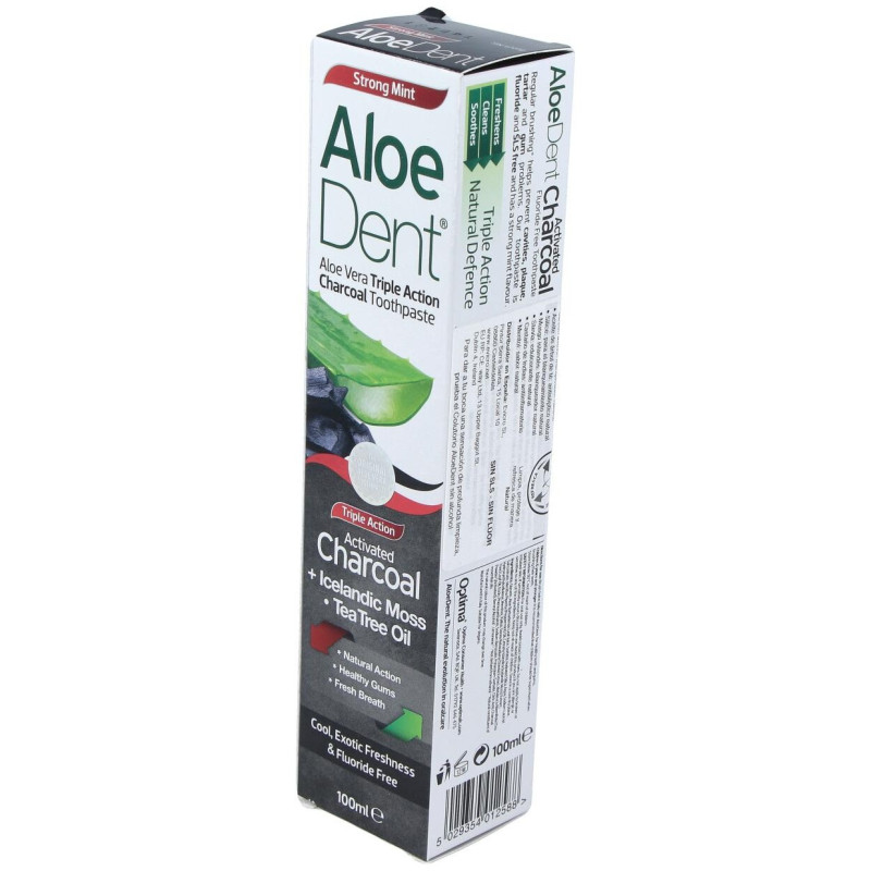 Aloedent Carbon Activo Dentifrico 100Ml.