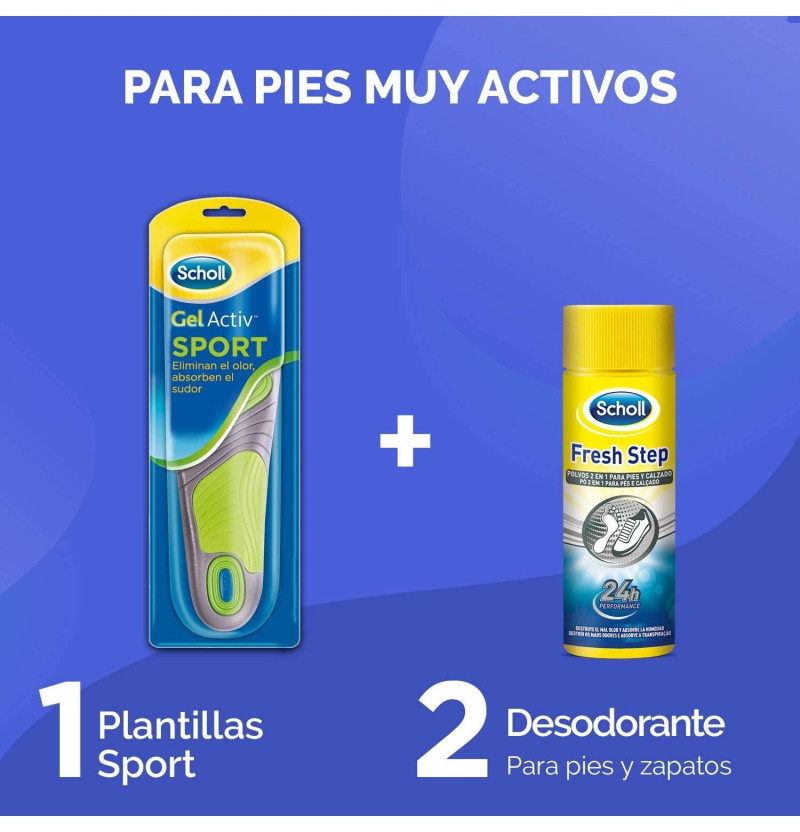 Dr Scholl Gelactiv (sport Hombre 1 Par) - Reckitt Benckiser
