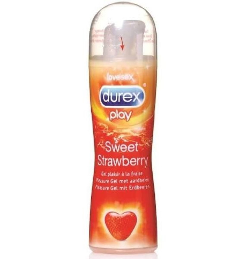 Durex Play Fresa Pleasure Gel - Lubricante Hidrosoluble Intimo (50 ml) - Reckitt Benckiser