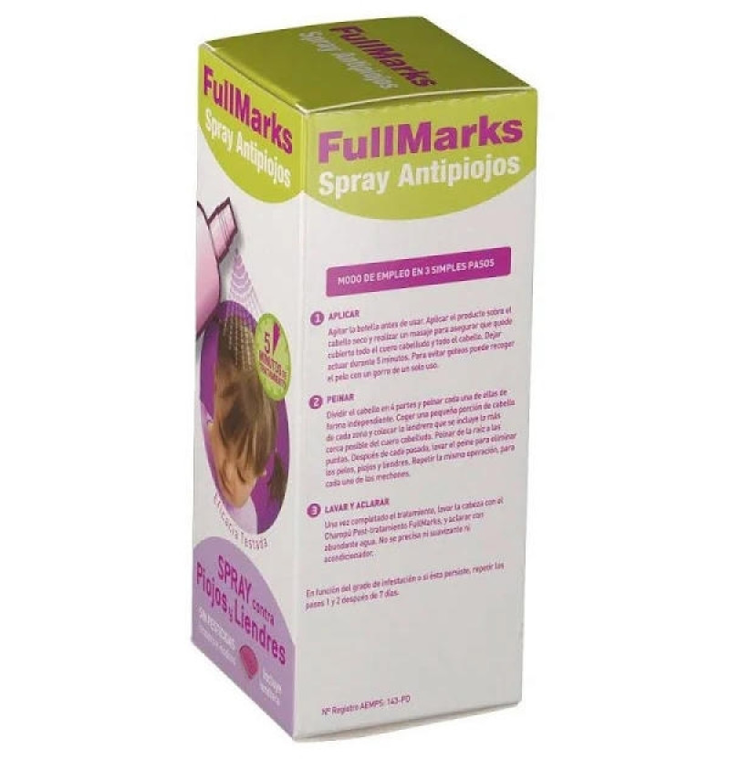 Fullmarks Spray - Antipiojos (1 Envase 150 ml) - Reckitt Benckiser