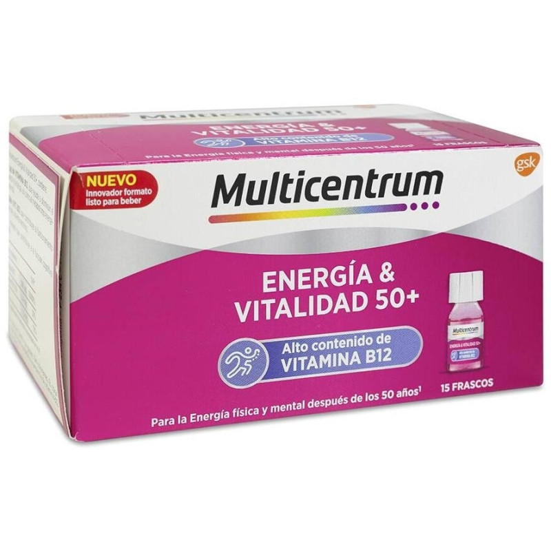 Energia y Vitalidad Sabor Frambuesa 15 Amp - Multicentrum