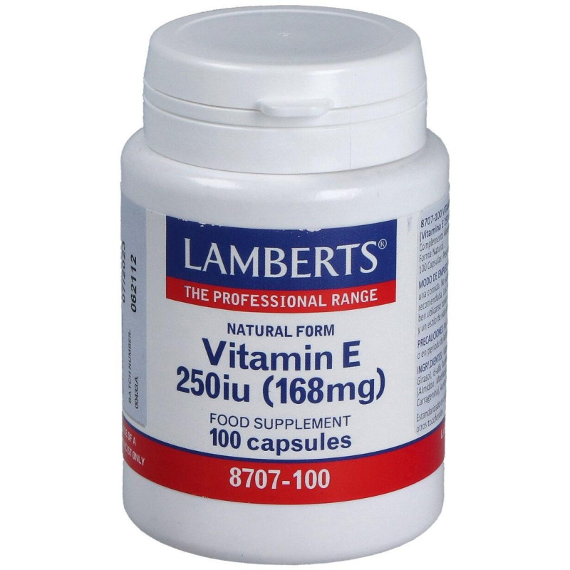 Vitamina E Natural 250 U.I. 100 Cap.