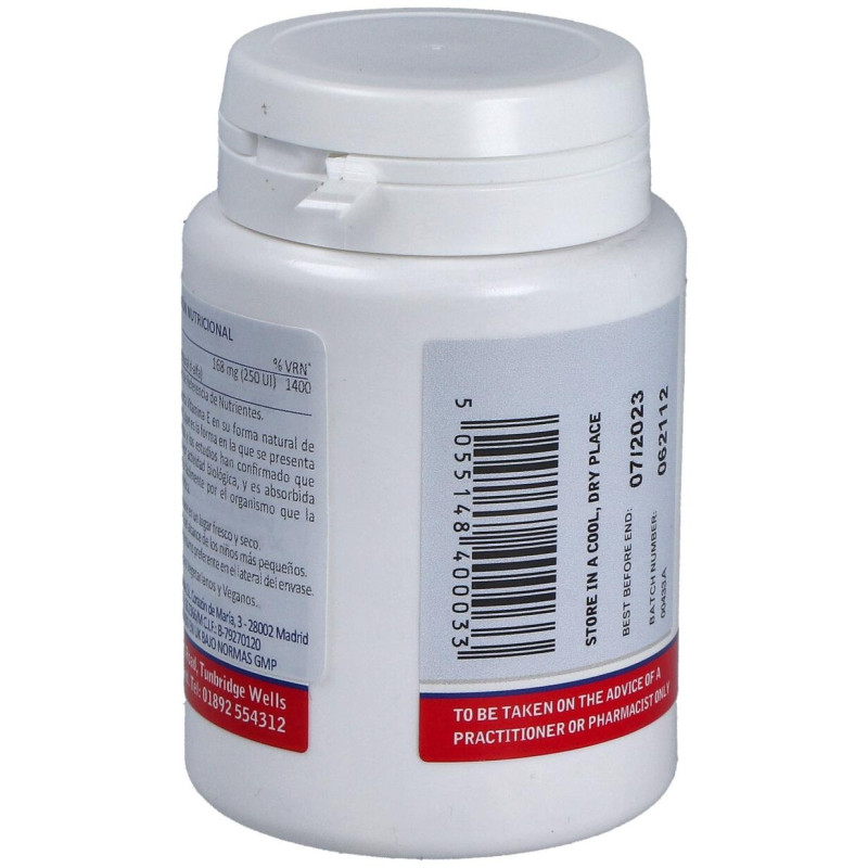 Vitamina E Natural 250 U.I. 100 Cap.