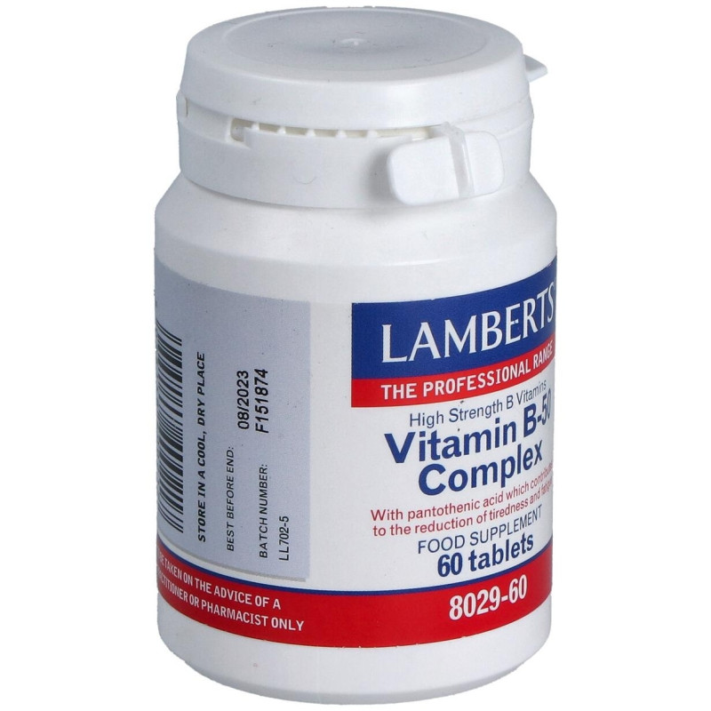 Vitamin B50 Complex 60tab 8029 - Lamberts