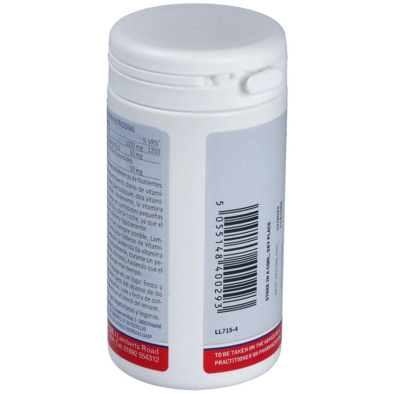 Vit.c 1000mg. Time de Liberacion Sostenida 60 Comp - Lamberts