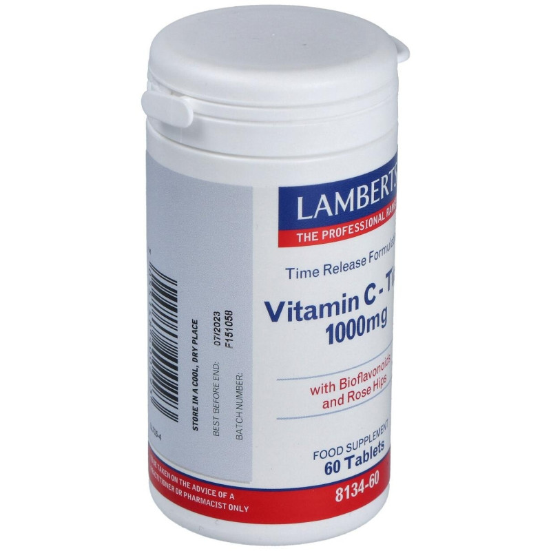 Vit.c 1000mg. Time de Liberacion Sostenida 60 Comp - Lamberts