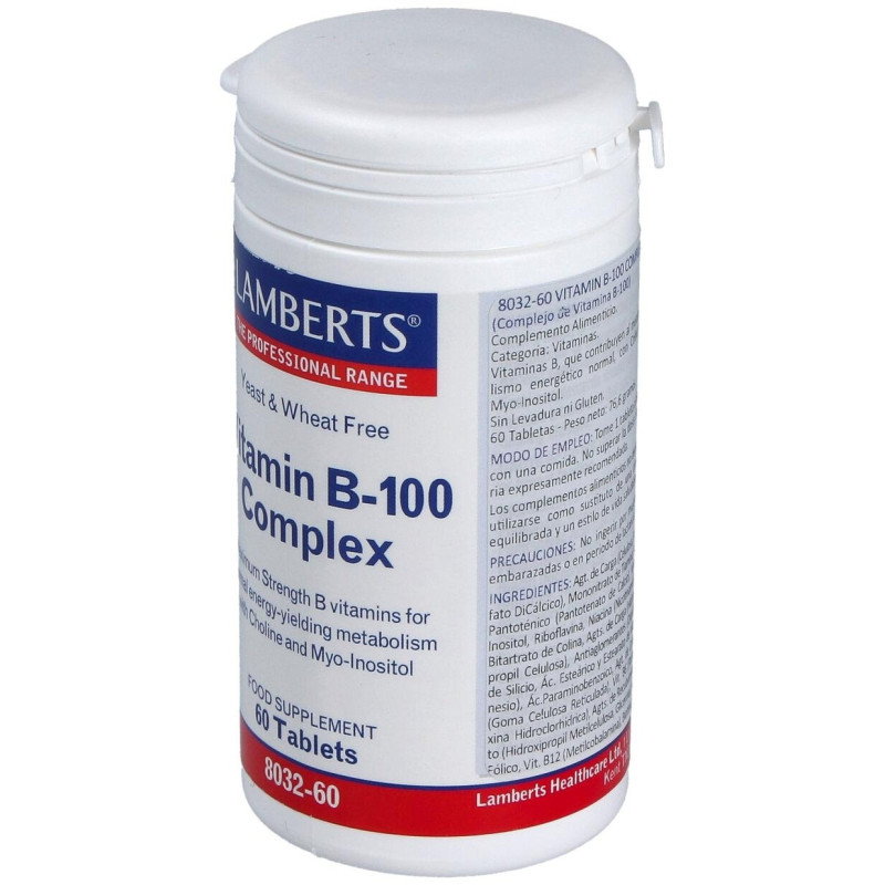 Vitamin B100 Complex 60tab 8032 - Lamberts