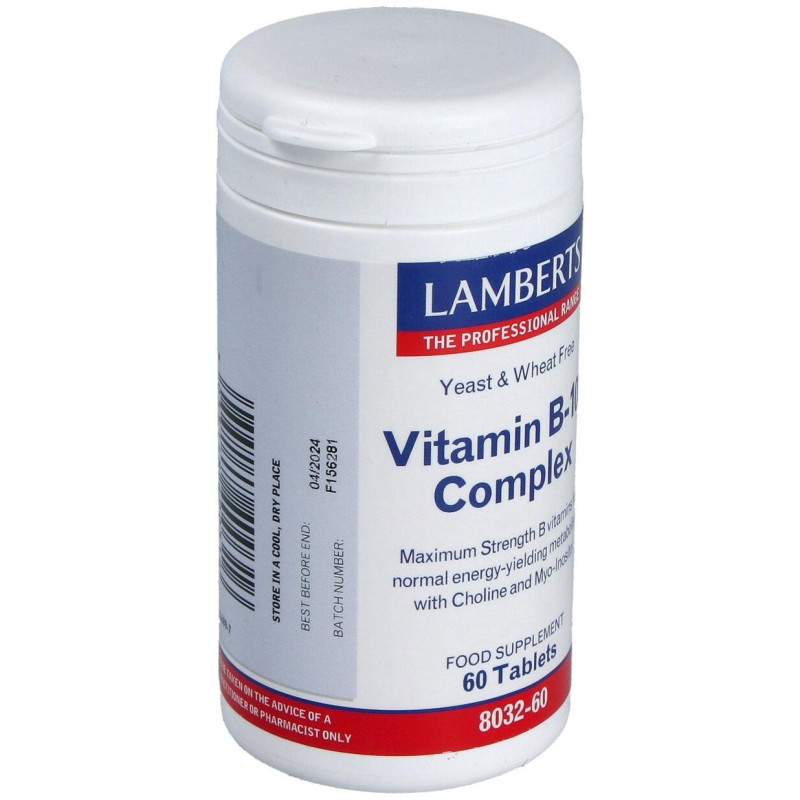 Vitamin B100 Complex 60tab 8032 - Lamberts
