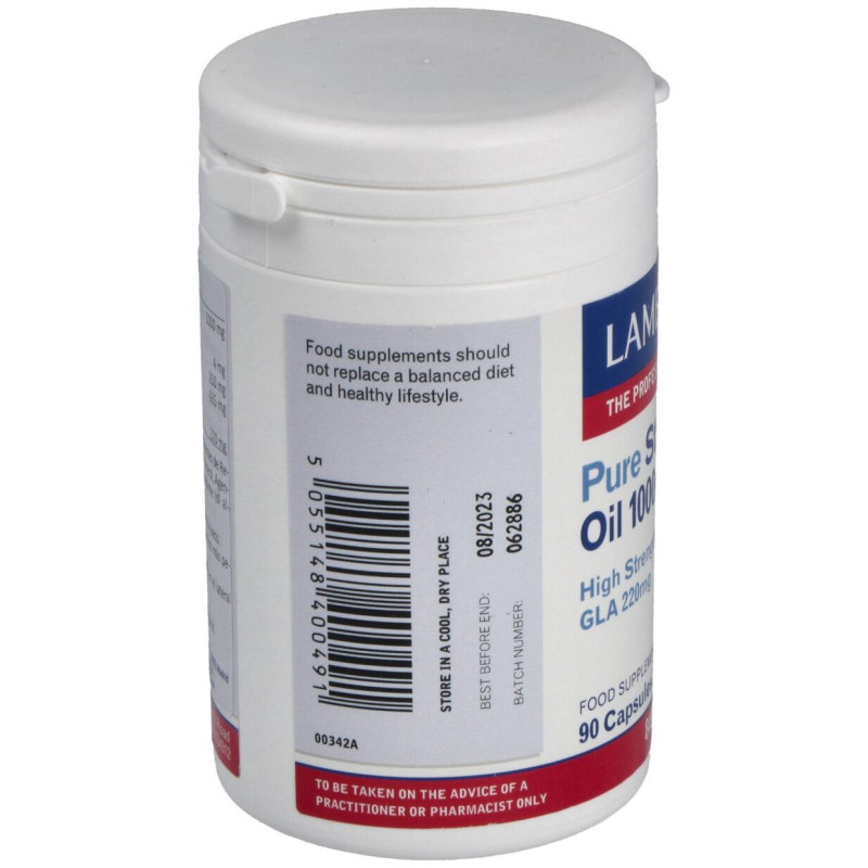 Aceite de Borraja Puro 1000mg(high Gla215mg)90cap - Lamberts