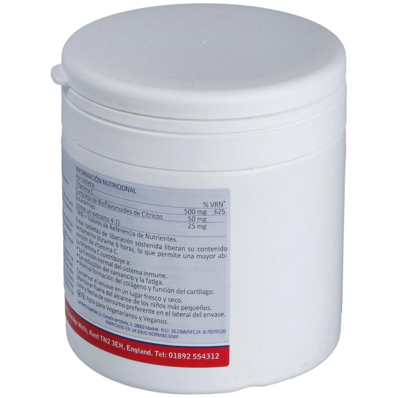 Vitamina C 500mg. Time Lib. Sostenida 250 Comp - Lamberts