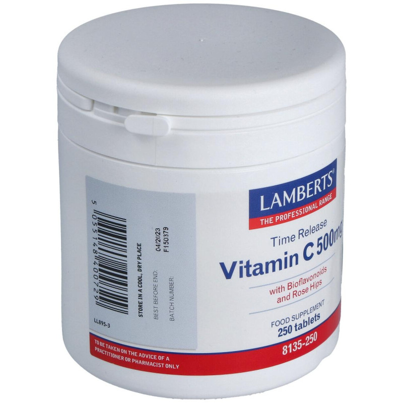Vitamina C 500mg. Time Lib. Sostenida 250 Comp - Lamberts