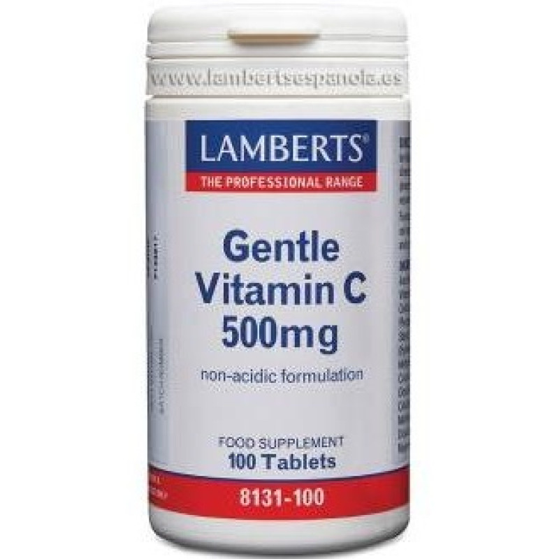 Gentle Vitamina C 500mg 100 Comprimidos - Lamberts