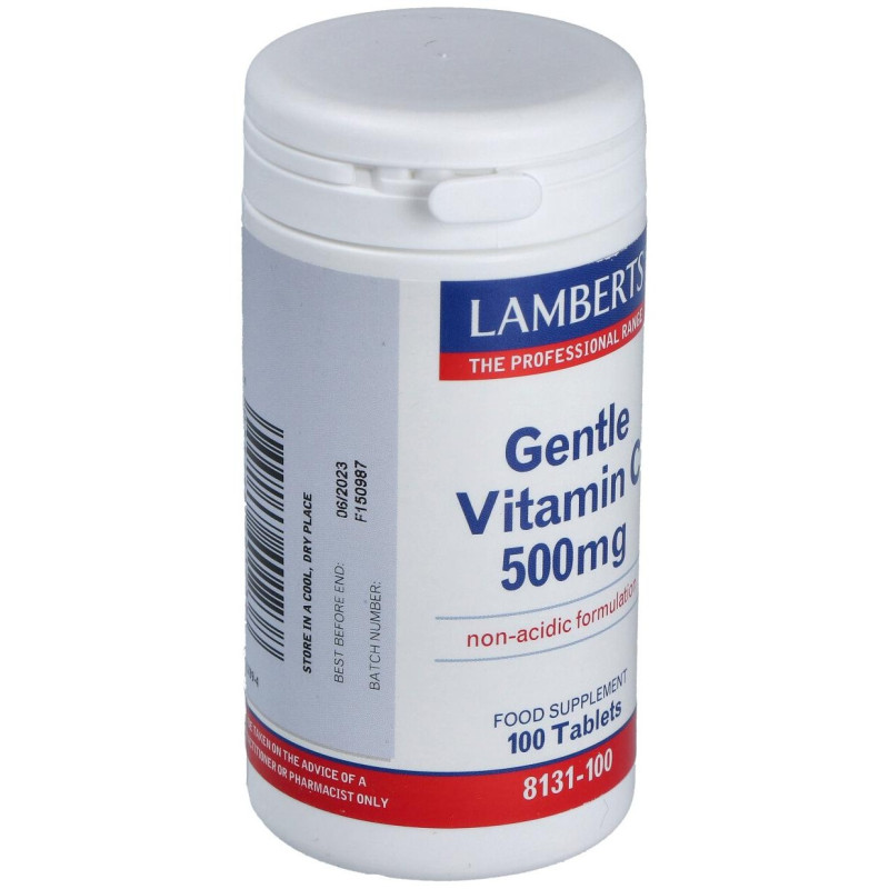 Gentle Vitamina C 500mg 100 Comprimidos - Lamberts