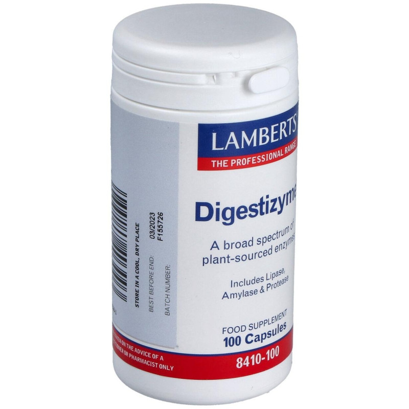 Digestizyme (complejo de Enzimas) 100 Cap - Lamberts
