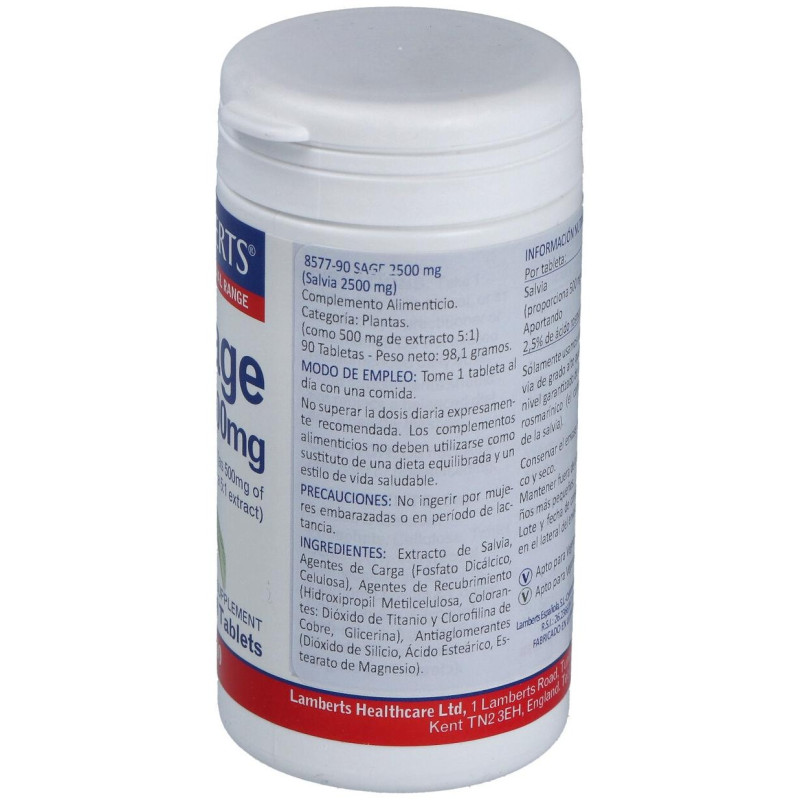 Lamberts Salvia 2500Mg 90Cáps