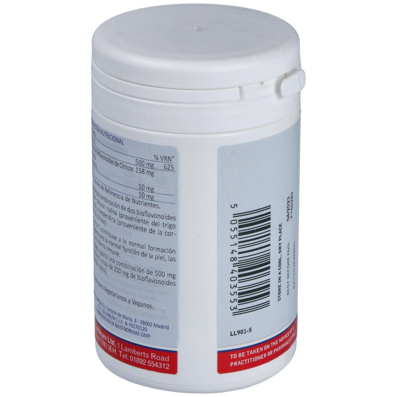 Lamberts Rutina Y Vitamina C 500Mg + Bioflavonoides 90 Comprimid