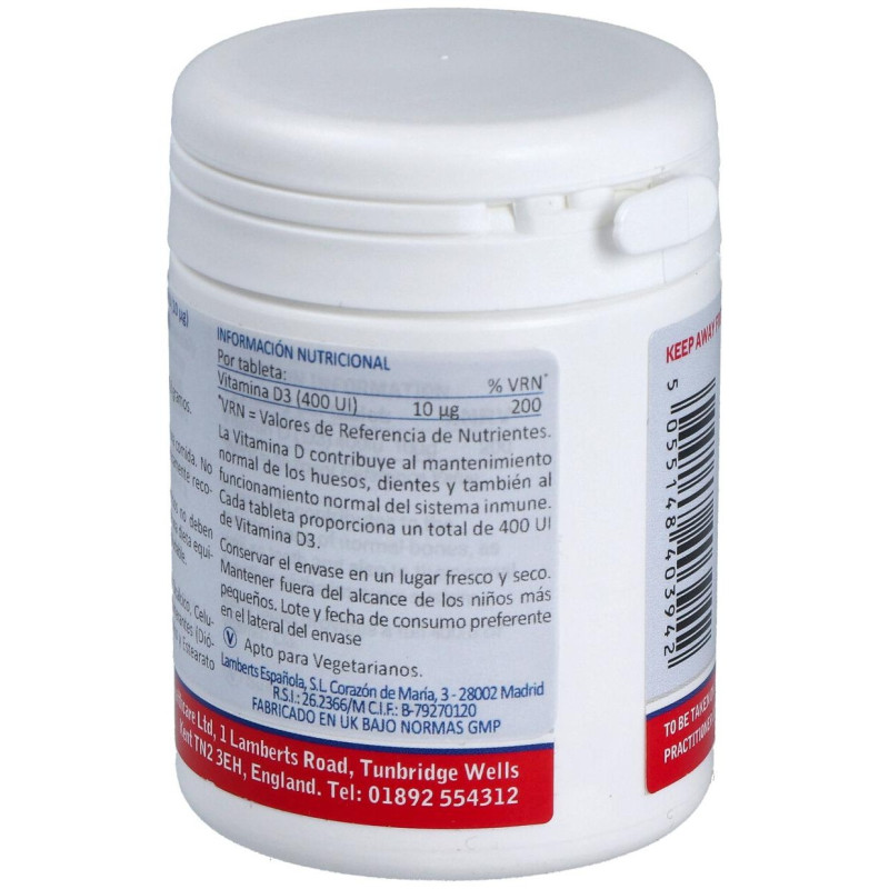 Vit D3 400 Iu 120 Comp - Lamberts