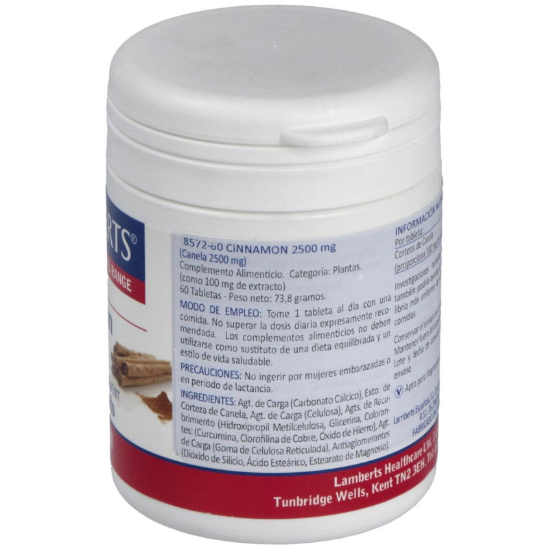 Lamberts Canela 2500 Mg 60 Comp
