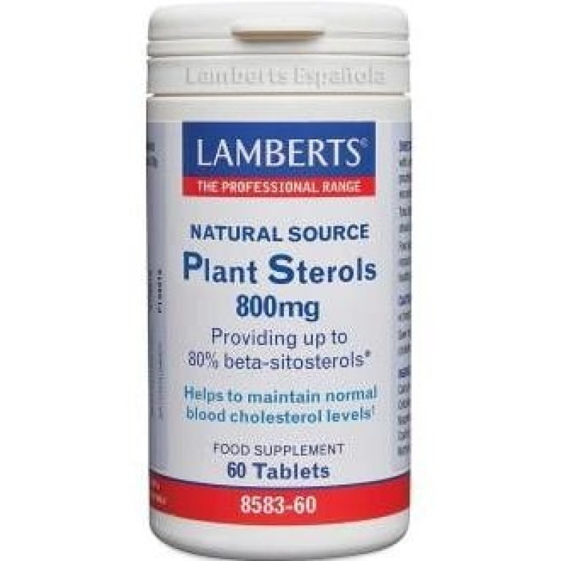 Esteroles Vegetales (plant Sterols) 800mg. 60comp - Lamberts
