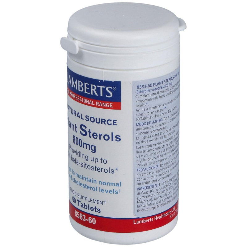 Esteroles Vegetales (plant Sterols) 800mg. 60comp - Lamberts