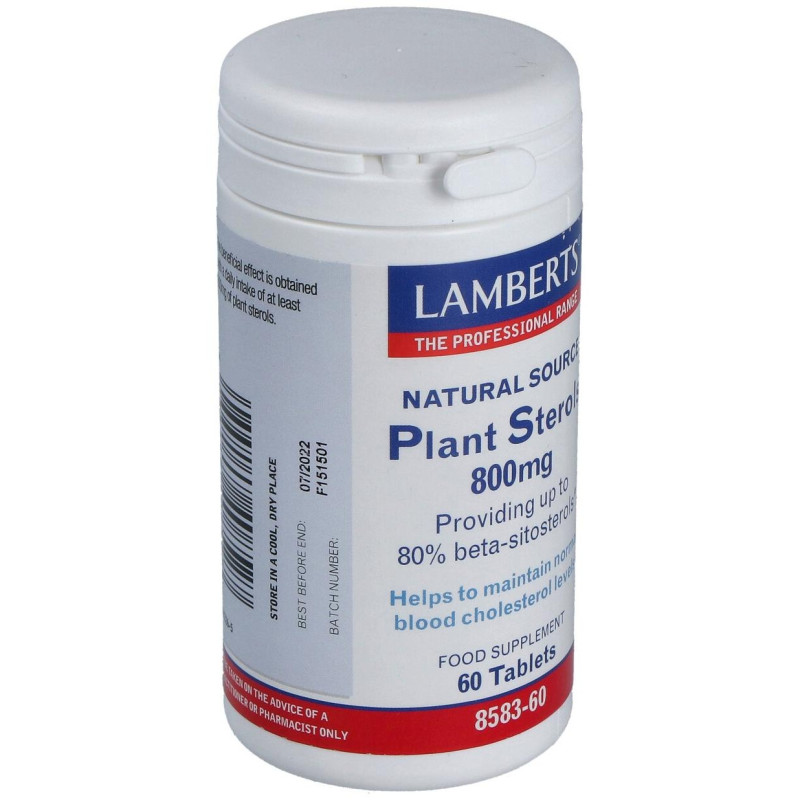 Esteroles Vegetales (plant Sterols) 800mg. 60comp - Lamberts