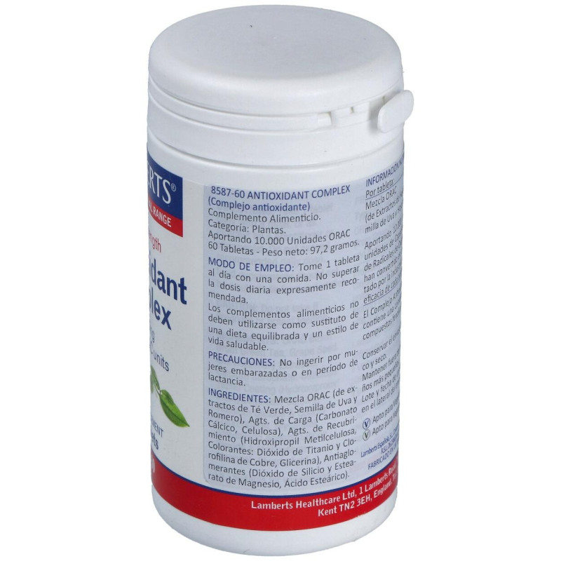 Complejo de Antioxidantes Alta Potencia 60comp - Lamberts