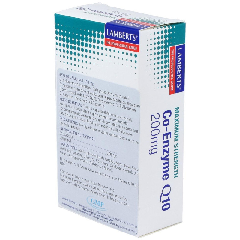 Coenzima Q10 60 Caps 200mg 8534 - Lamberts