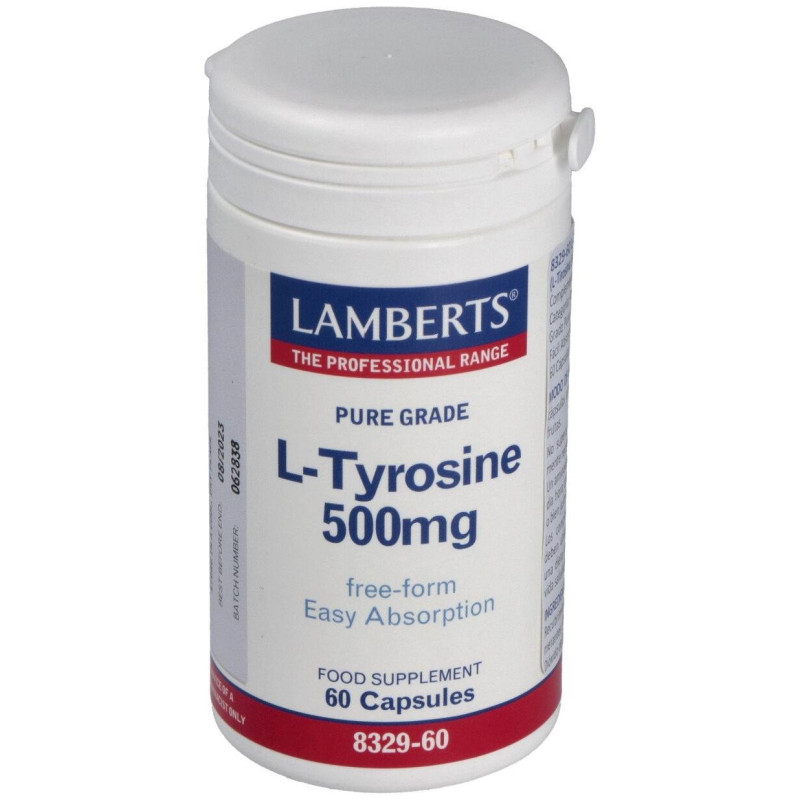 L-Tirosina 500 Mg. 60 Cap.
