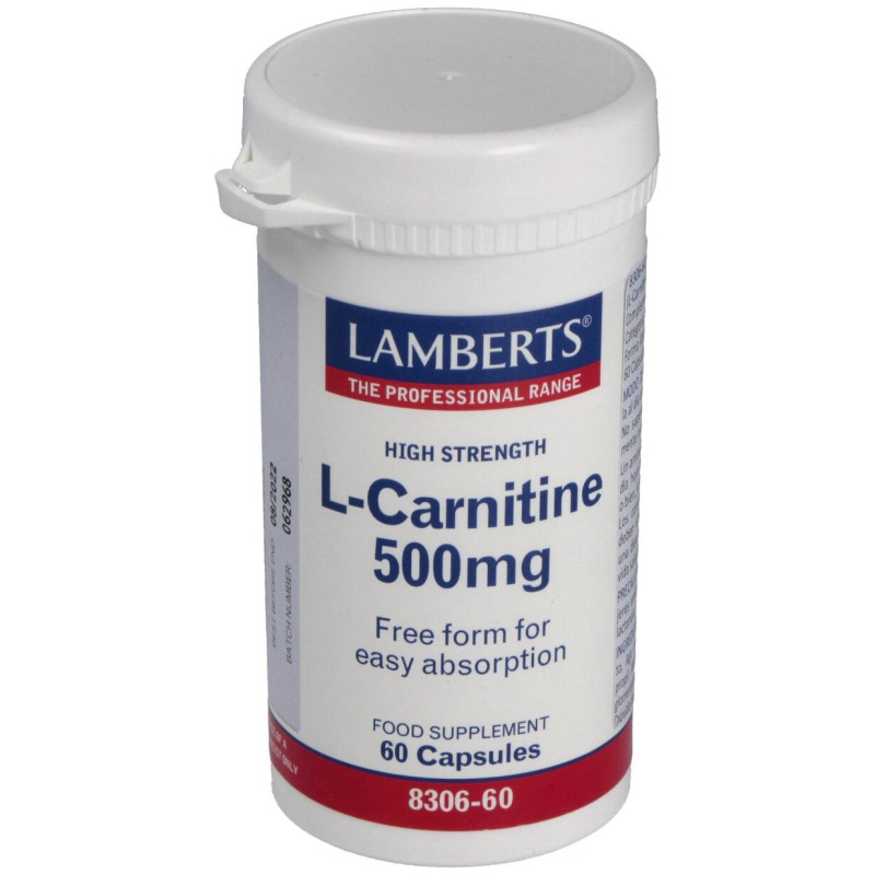 L - Carnitine 500mg 60caps - Lamberts