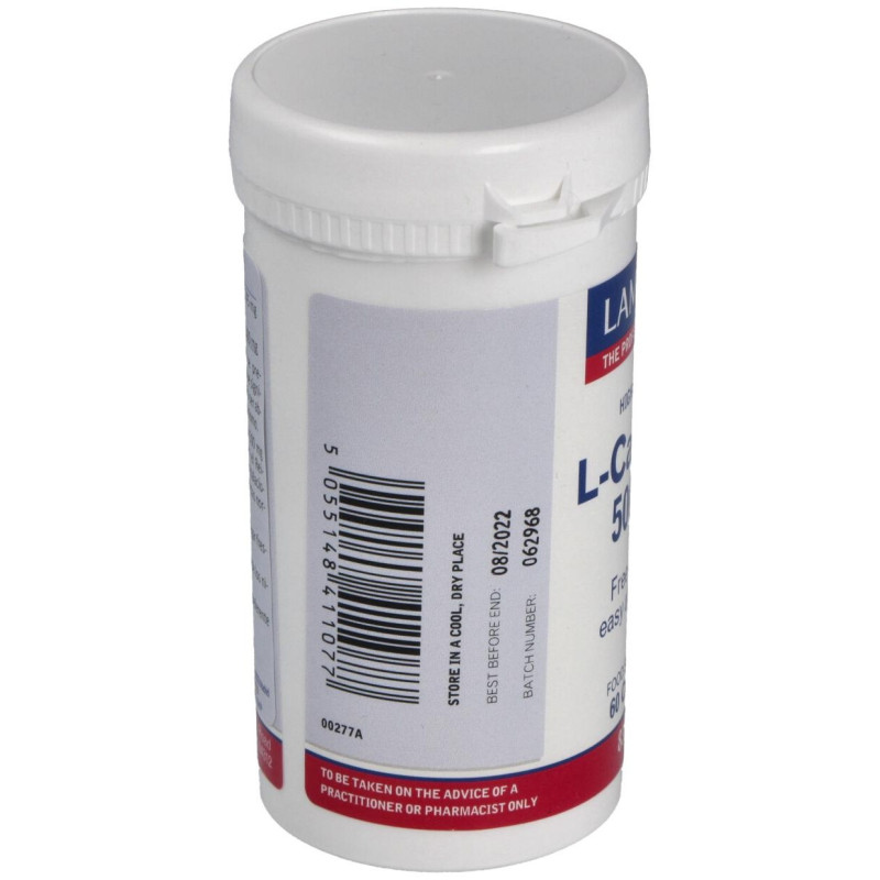 L - Carnitine 500mg 60caps - Lamberts