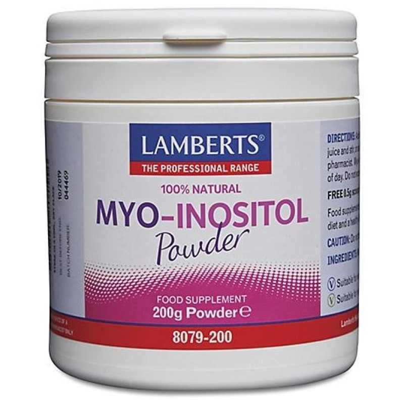 Myoinositol Polvo 100% Natural 200gr - Lamberts