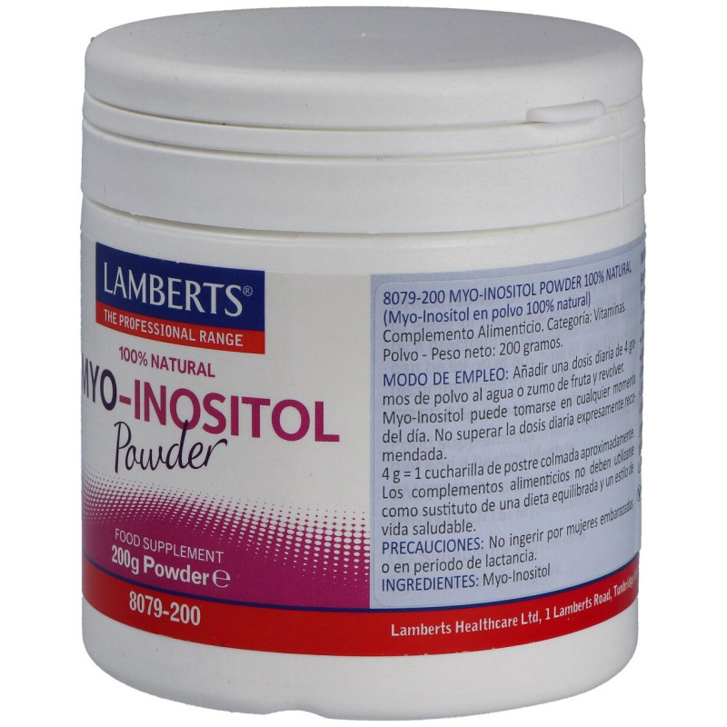 Myoinositol Polvo 100% Natural 200gr - Lamberts